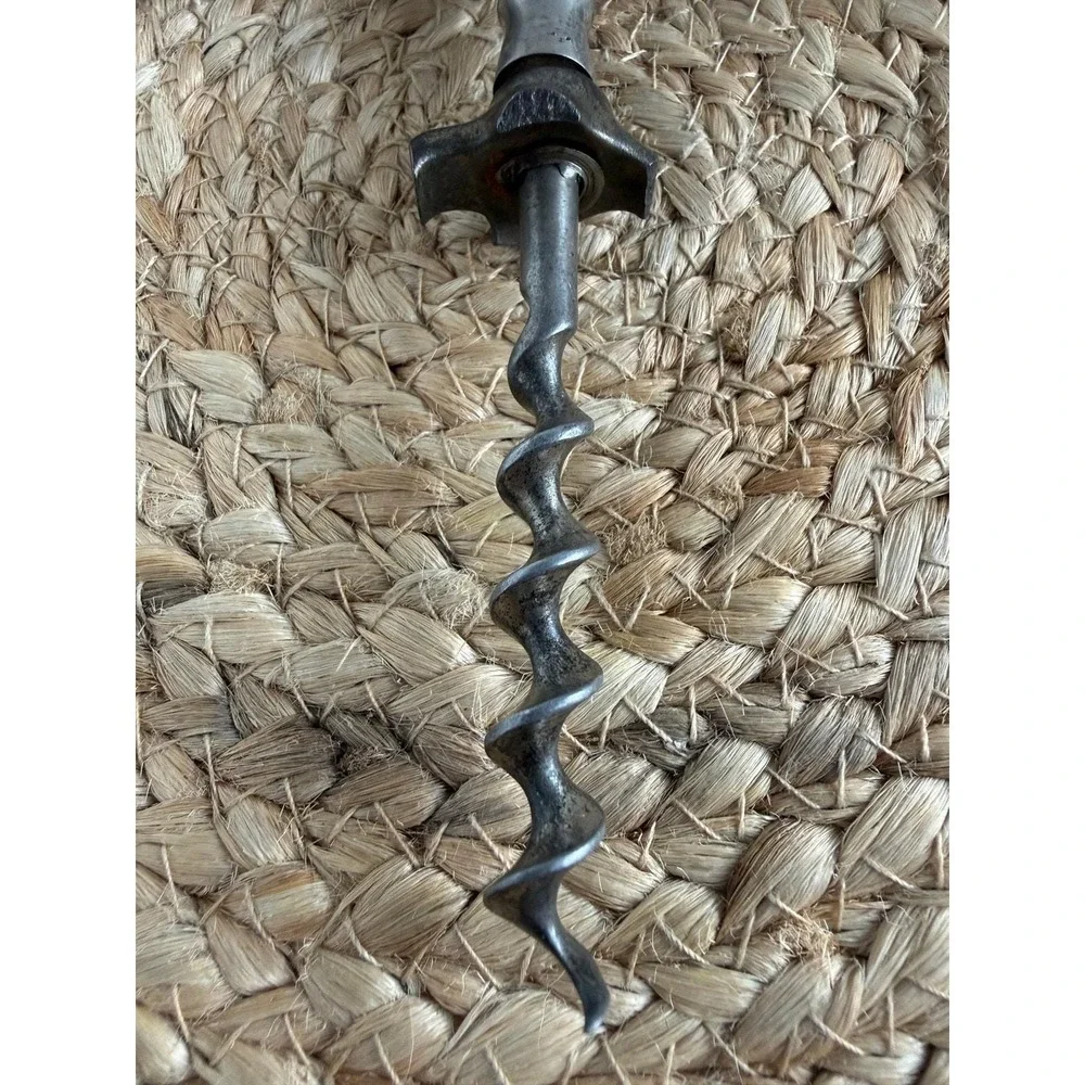 Antique sterling silver and stag horn antler corkscrew‎